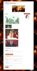 Josh Cummings took a "classic" approach to his Ugly Sweater Website.
