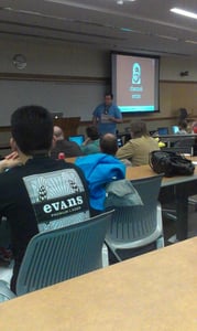 Adam at WordCamp San Diego