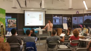 Matt presenting at our local AWP Meetup