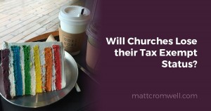 Church Gay Marriage Rainbow Wedding Cake