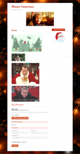 Josh Cummings took a "classic" approach to his Ugly Sweater Website.