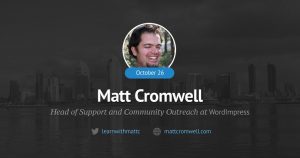 Matt Cromwell AMA on ManageWP.org
