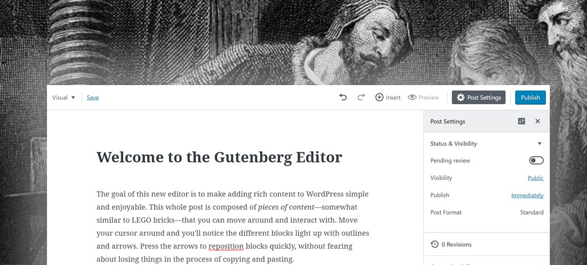 WordPress Gutenberg First Impressions