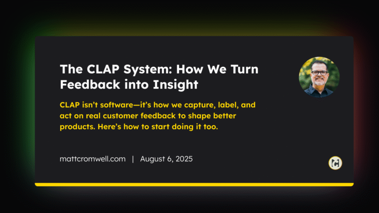 The CLAP System: How We Turn Feedback into Insight